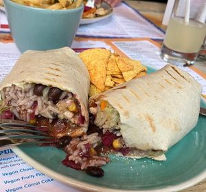 Vegan burrito 🌯 at Lounges - Nautico Lounge in Weymouth