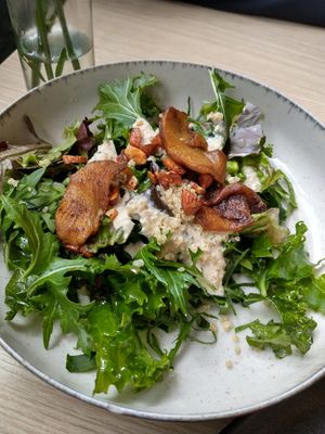Side salad lunch menu at Cardamomo in Bogota