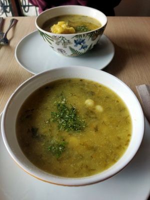 Menu of the day - Soup at Cardamomo in Bogota