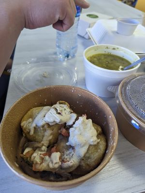 Soup in the back was very good at Cardamomo in Bogota