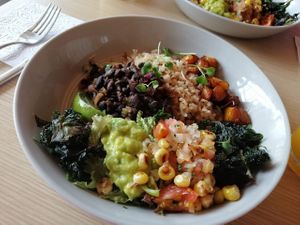 Plato mexicano del día at Cardamomo in Bogota