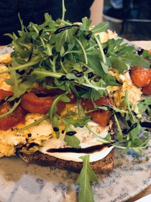 Breakfast eggs at Hommage in Cologne