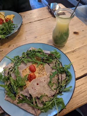 Eggplant Galette at Hommage in Cologne