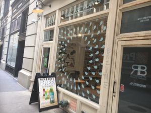 Front entrance at Juice Press - Flatiron in New York City