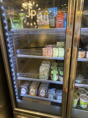 Juice and food  at Juice Press - Grand Central Terminal in New York City