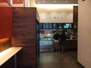 Entire venue; note: no seating. at Juice Press - Equinox Columbus Circle in New York City