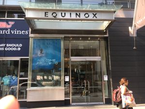 Front door--you enter thru Equinox entrance. at Juice Press - Equinox Columbus Circle in New York City