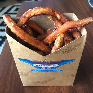 Sweet potato fries   at BurgerFuel  in Abu Dhabi