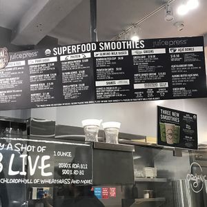 largest selection of superfood all organic at Juice Press -  Murray St in New York City