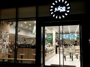 outside at Juice Press - Amsterdam Ave in New York City