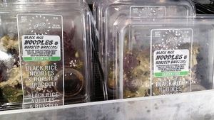 noodles with roasted broccoli at Juice Press - Amsterdam Ave in New York City