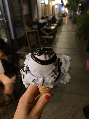 Blue coconut  at Balaram Eis in Berlin