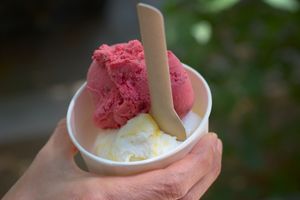 Can't resist when around there at Balaram Eis in Berlin