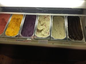 the ice cream sorts at Balaram Eis in Berlin