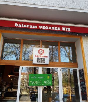 Store front at Balaram Eis in Berlin