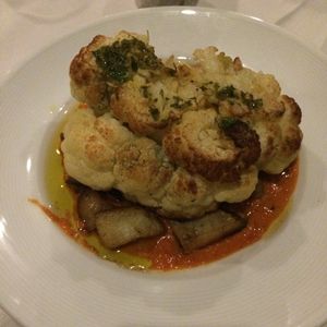 cauliflower steak at Germano's Piattini in Baltimore
