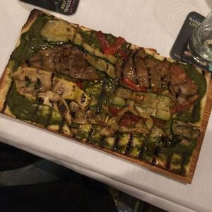 vegan flatbread at Germano's Piattini in Baltimore