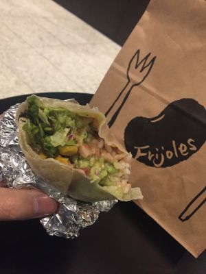 Vegetarian Burrito (Vegan) at Frijoles - Otemachi in Tokyo