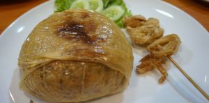 Bunker Fried Rice at Grassland Vegetarian Restaurant in Jakarta