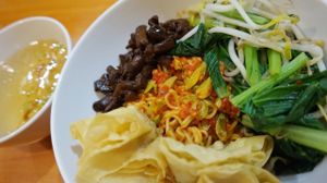 Petai Noodles at Grassland Vegetarian Restaurant in Jakarta