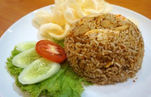 Terasi Fried Rice at Grassland Vegetarian Restaurant in Jakarta