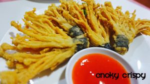 Enoky Crispy at Grassland Vegetarian Restaurant in Jakarta