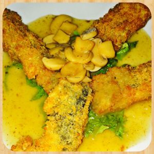 Fillet Tempura at Grassland Vegetarian Restaurant in Jakarta