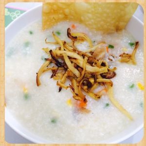 Porridge Special at Grassland Vegetarian Restaurant in Jakarta