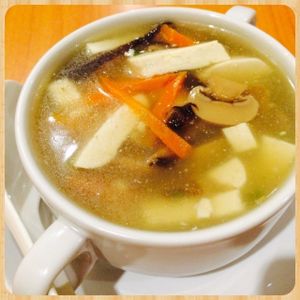 Tofu Soup at Grassland Vegetarian Restaurant in Jakarta