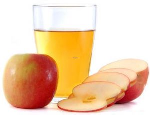 Apple Juice at Grassland Vegetarian Restaurant in Jakarta