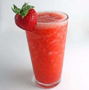 Strawberry Juice at Grassland Vegetarian Restaurant in Jakarta
