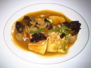 Angsio Tofu at Grassland Vegetarian Restaurant in Jakarta