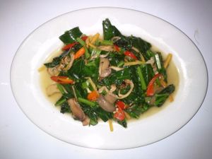 Kailan Cah at Grassland Vegetarian Restaurant in Jakarta