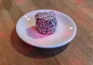 Vegan dessert at Cafe Jesusbaren in Malmo