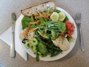 Jesusbaren Quinua Salad at Cafe Jesusbaren in Malmo