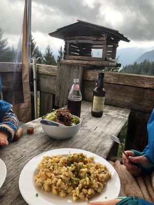 Non-vegan at Huendeleskopfhuette in Pfronten-kappel