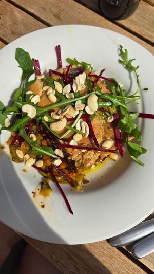 Gemüselasagne at Huendeleskopfhuette in Pfronten-kappel