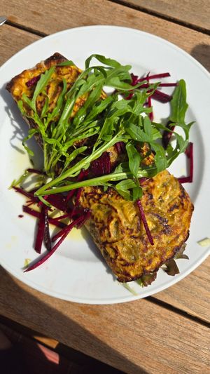 Veganer Wrap at Huendeleskopfhuette in Pfronten-kappel