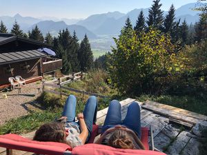 Ausblick!   at Huendeleskopfhuette in Pfronten-kappel