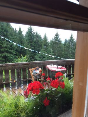 View  at Huendeleskopfhuette in Pfronten-kappel