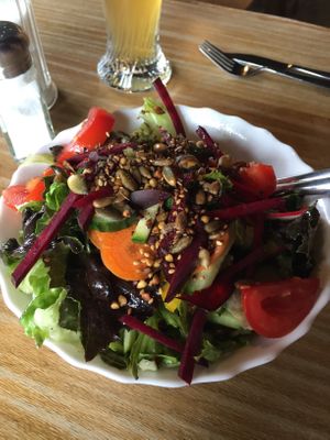 Side salad for spatzn for two  at Huendeleskopfhuette in Pfronten-kappel