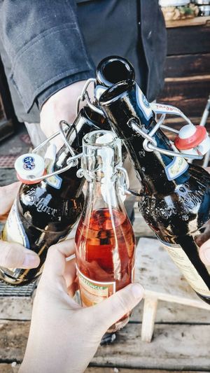 Prost at Huendeleskopfhuette in Pfronten-kappel