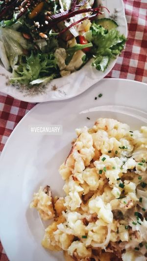 Vegane Käsespätzle at Huendeleskopfhuette in Pfronten-kappel