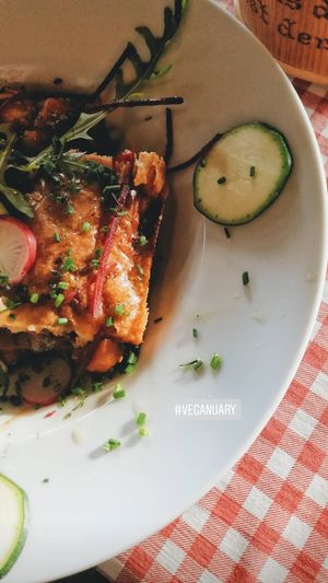 Vegane Lasagne at Huendeleskopfhuette in Pfronten-kappel