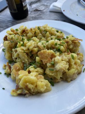 Spätzle at Huendeleskopfhuette in Pfronten-kappel