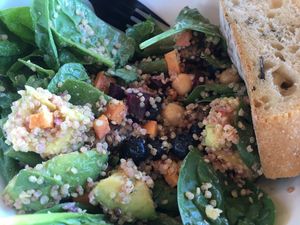Spring Harvest Salad Bowl made vegan  at Everkrisp in Destin