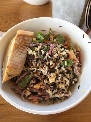 Apples to orchard with tempeh in place of the turkey at Everkrisp in Destin