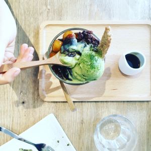 Ice cream sundae with mochi balls. Amazing. at Flourish 元禾食堂 - Yuán Hé ShíTáng in Taipei