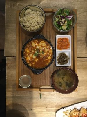Mapo tofu set meal at Flourish 元禾食堂 - Yuán Hé ShíTáng in Taipei