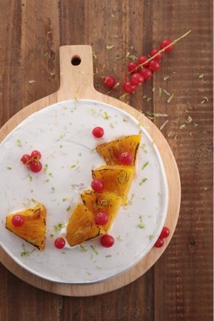 My birthday cake,  rice cakeeeee at Flourish 元禾食堂 - Yuán Hé ShíTáng in Taipei